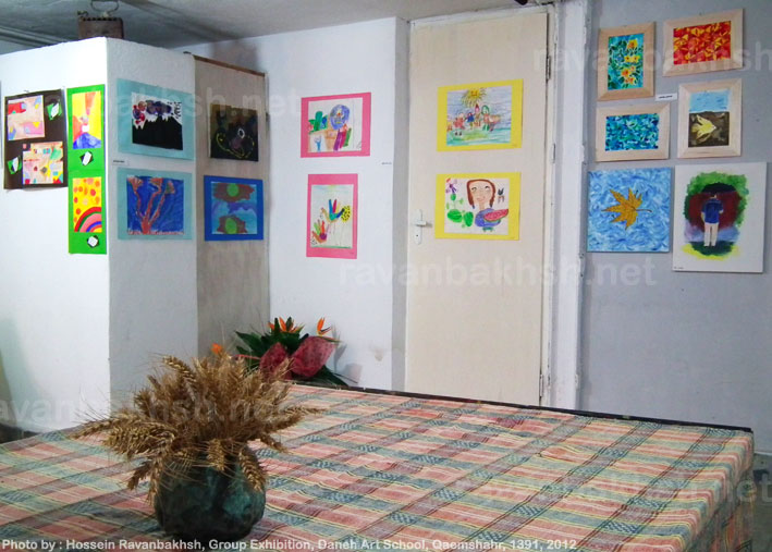 اختتامیه نمایشگاه گروهی هنرجویان ـموزشگاه های قائمشهر در آموزشگاه آزاد هنری دانه